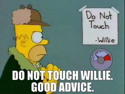 YARN | Do not touch Willie. Good advice. | The Simpsons (1989) - Treehouse of Horror VI - S07E06 | Video clips by quotes | d9ccd745 | 紗