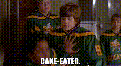 YARN  All right cakeeater  The Mighty Ducks 1992  Video clips by  quotes  361733d1  紗