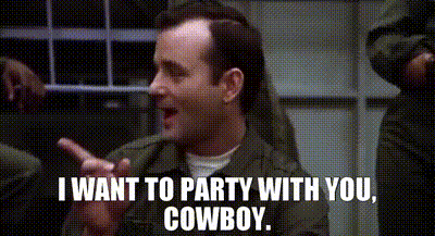 YARN | I want to party with you, cowboy. | Stripes (1981) | Video clips by  quotes | daf435ac | 紗