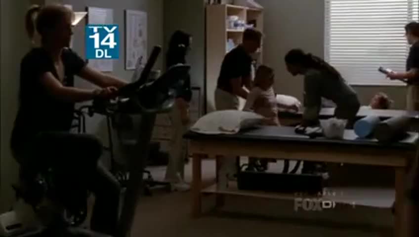 Clip image for 'Quinn's in a wheelchair, but her rehab's going well,