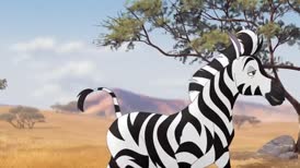 ¶ Zebras are black and white