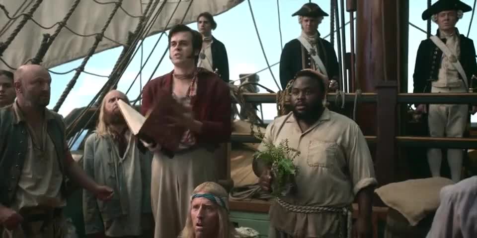 -See? He's a pirate. A real, proper pirate. -Oluwande: A proper pirate.