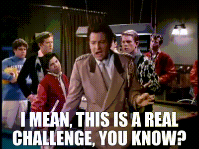 YARN | I mean, this is a real challenge, you know? | Happy Days (1974) -  S01E15 Family | Video gifs by quotes | dca7cb79 | 紗