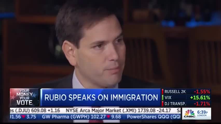 for the purpose of having children entirely the question for Marco Rubio is how he can bush himself to the forefront of this debate and