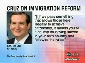 something that allows those here illegally kitchen yet she said it's been if it means you're a chump for