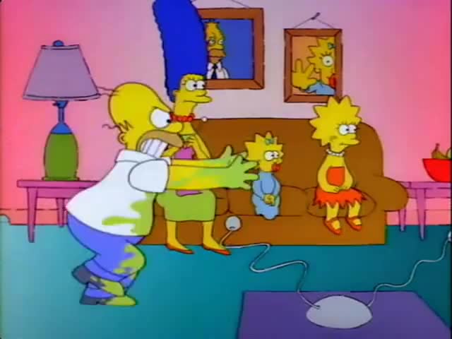 I think Bart's stupid again, Mom.