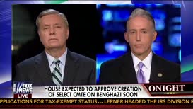 Clip thumbnail for 'of the select committee on Benghazi and we are now hearing media reports that he had gotten death threats since that announcement has been made %HESITATION