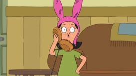Quiz for What line is next for "Bob's Burgers - S08E18 As I Walk Through the Alley of the Shadow of Ramps"?