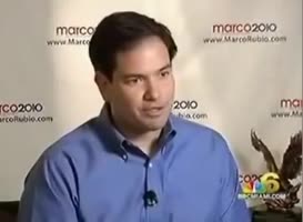 competition of competing views and visions about America's future Rubio who lost his father just over a month ago refers