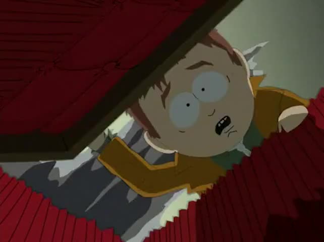 There he is. There's my boy! Come on, Butters!