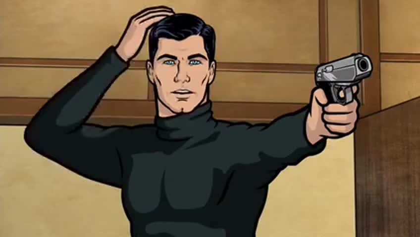 Archer (2009) - S02E06 Animation clip with quote Listen, if you're...