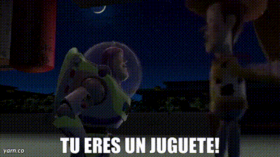 YARN | TU ERES UN JUGUETE! | Toy Story (1995) | Video clips by quotes | 紗