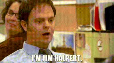 YARN | I'm Jim Halpert. | The Office (2005) - S03E20 Product Recall | Video  clips by quotes | e742c580 | 紗
