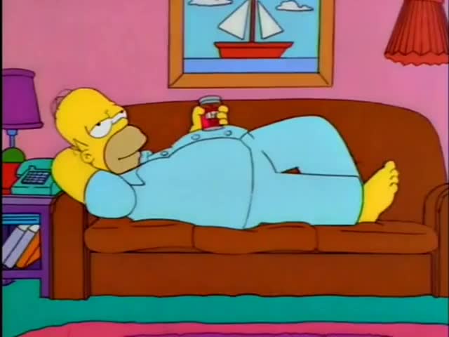 - It's Wednesday, Homer. - [Screams] Work!
