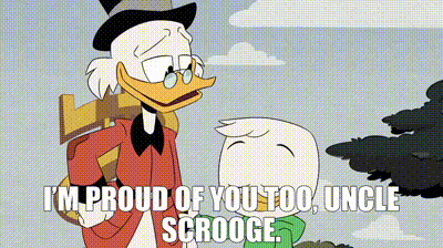 YARN | I'm proud of you too, Uncle Scrooge. | DuckTales (2017) - S03E21 The  Life and Crimes of Scrooge McDuck! | Video gifs by quotes | e9fc9326 | 紗