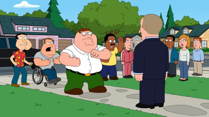 Punch his ass, Peter!