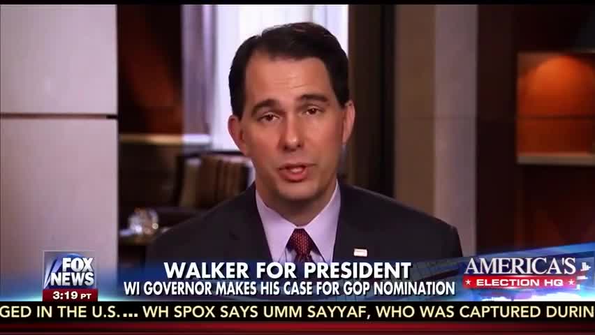 they reach a crisis governor Scott Walker thank you so much thank you great to be with you have a good weekend