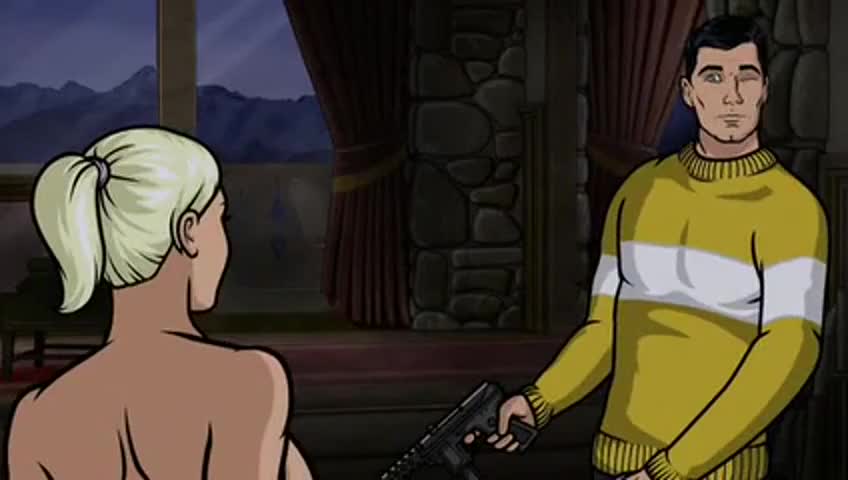Archer (2009) - S02E01 Animation clip with quote Honestly? 