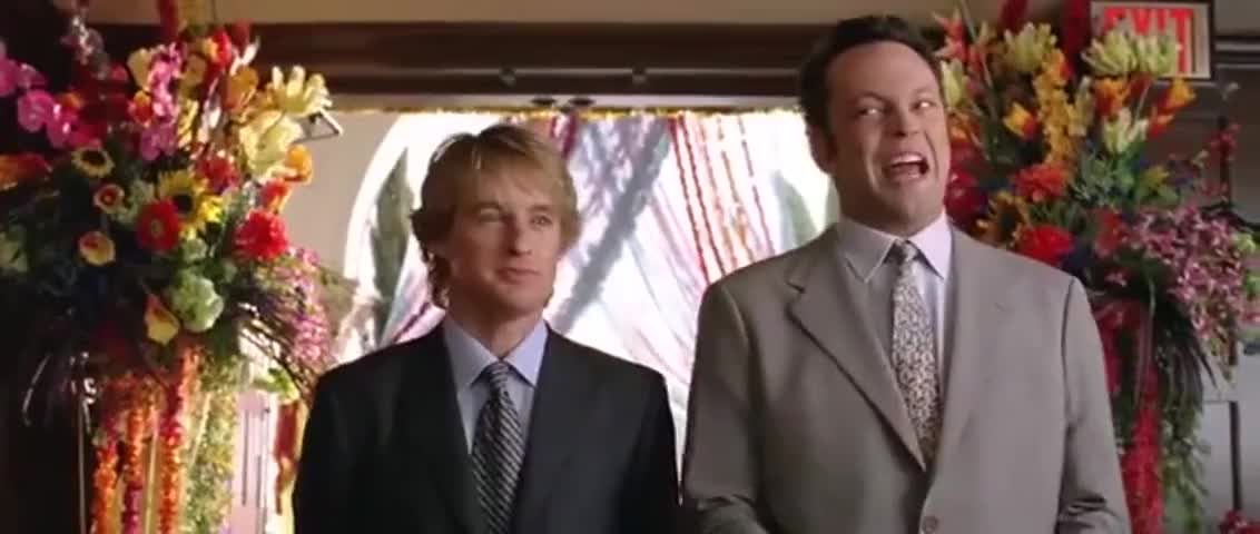 Wedding Crashers (2005) clip with quote Excited to be here. 
