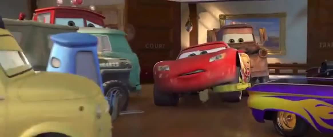 You broke-a the road! You a very bad car!