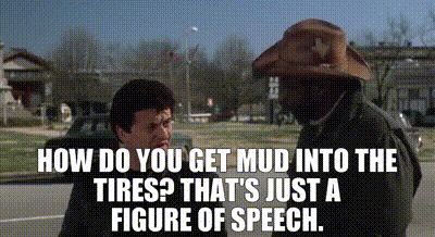 YARN | How do you get mud into the tires? That's just a figure of speech. |  My Cousin Vinny (1992) | Video gifs by quotes | eeb8635a | 紗