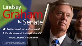 I'm Lindsey Graham candidate for the United States Senate and I approve this message paid for by team Gwenn sounds of commerce in