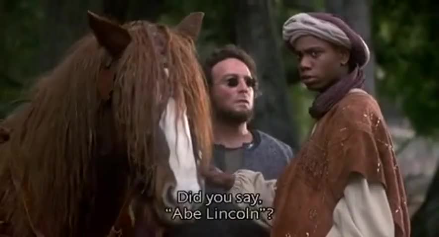 Did you say, Abe Lincoln?
