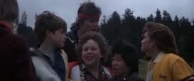Quiz for What line is next for "The Goonies "?