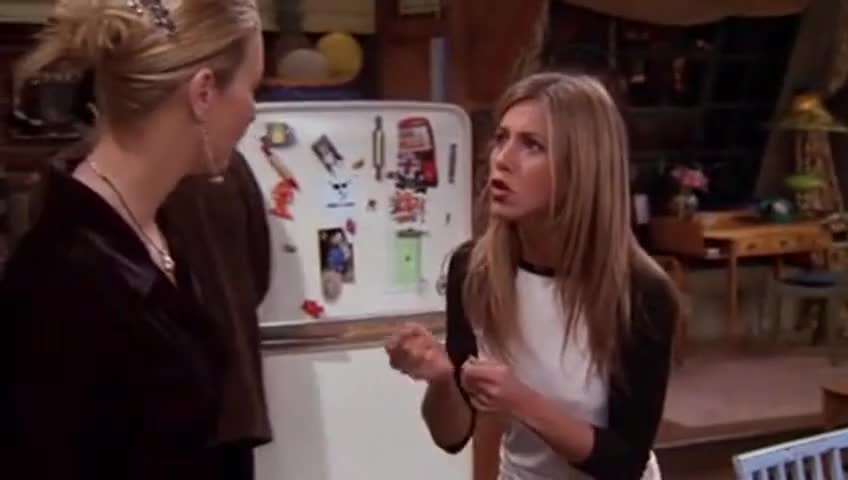 You lent me Monica's earrings? I'm not allowed to borrow her stuff.
