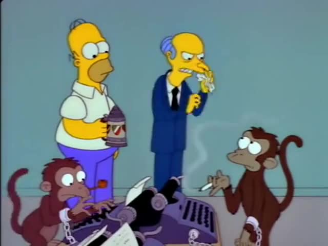 - You stupid monkey! - [ Hooting ]