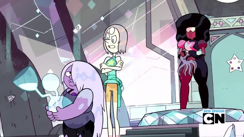 Garnet: You have a lobster on your butt.