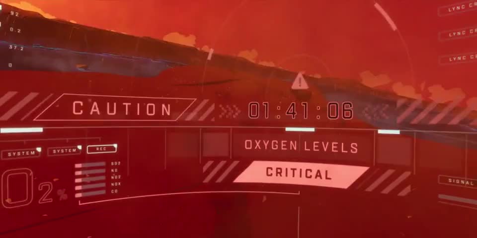 Oxygen levels critical.