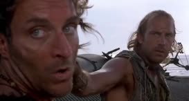 Quiz for What line is next for "Waterworld "?