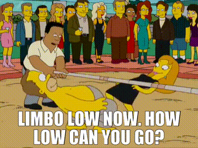 YARN  Limbo low now How low can you go  The Simpsons 1989 - S20E05  Comedy  Video clips by quotes  f71fe540
