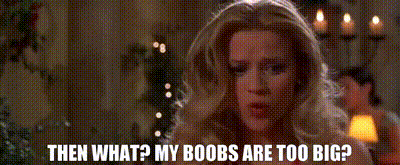 YARN, Then what? My boobs are too big?, Legally Blonde (2001), Video  clips by quotes, f72df137