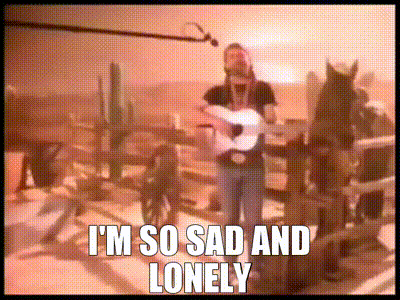YARN | I'm so sad and lonely | David Lee Roth - Just A Gigolo | Video clips  by quotes | f7a7e94f | 紗
