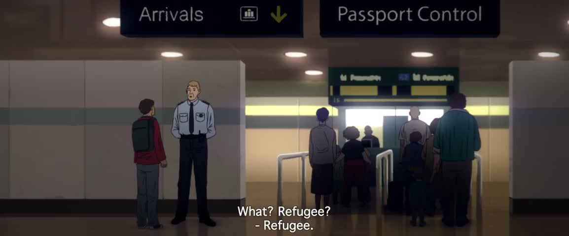 What's that? Refugee? Refugee.