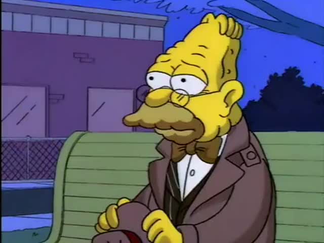 Mr. Burns Laughing.
