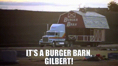 YARN | It's a Burger Barn, Gilbert! | What's Eating Gilbert Grape (1993) |  Video gifs by quotes | fa2255bf | 紗