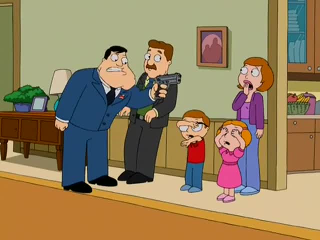 YARN | Get on the floor! You, get me more maple scones! | American Dad!  (2005) - S01E15 Comedy | Video clips by quotes | fc13dae6 | 紗