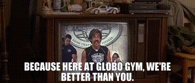 YARN | because here at Globo Gym, we're better than you. | Dodgeball: A  True Underdog Story (2004) | Video gifs by quotes | fc1c69f4 | 紗