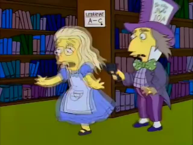 Don't do it, Lisa! It's a trick! Run!